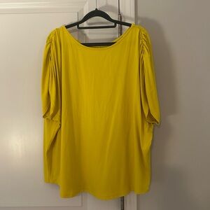Universal Standard Bright Yellow Blouse
